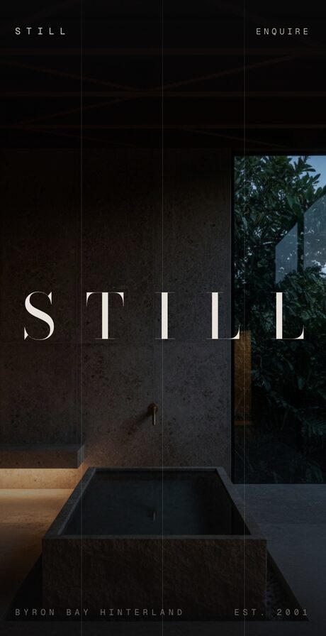 The Still website, mobile view